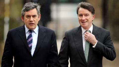 Getty Images Gordon Brown and Lord Mandelson