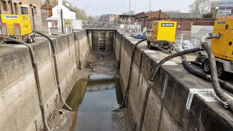 BBC Empty Gloucester Lock