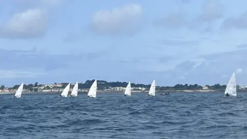 The sailing event at The Island Games 2023