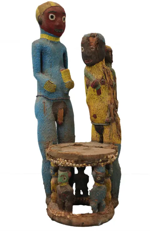 Museum of Black Civilisations An artwork from Cameroon's Bamoun community