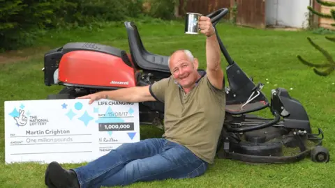 Camelot Martin Crighton says he buy his own home with the money