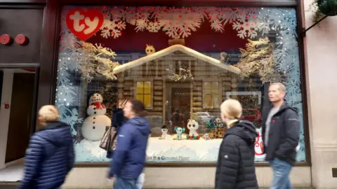 Getty Images Hamleys Christmas window