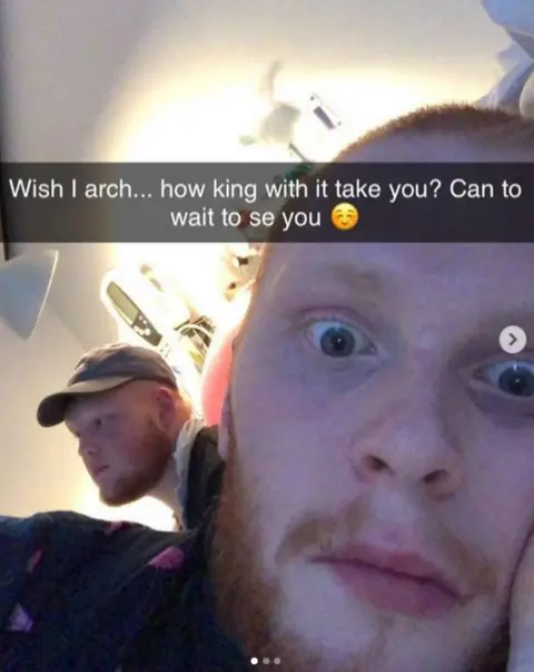 Ben Bourne Snapchat screenshot