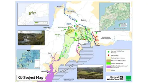 Cornwall Wildlife Trust Map