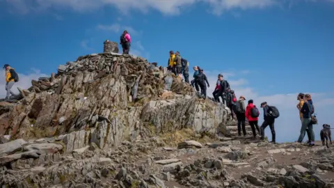 Getty Images Snowdon summit