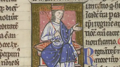 British Library Aethelflaed in manuscript