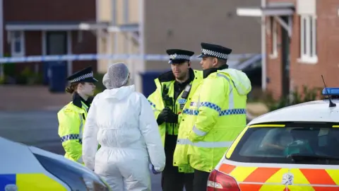 PA Media Police in Meridian Close, Bluntisham