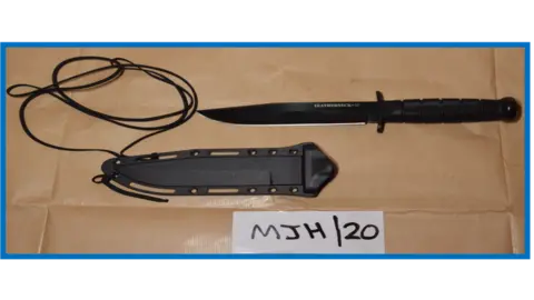 WMP The knife bought by Madihah Taheer