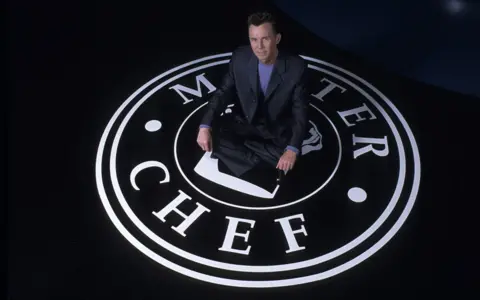 BBC Gary Rhodes on the MasterChef logo in 2001