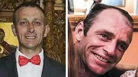 Family handout Mircea Ilie (left) and Irinel Popovici