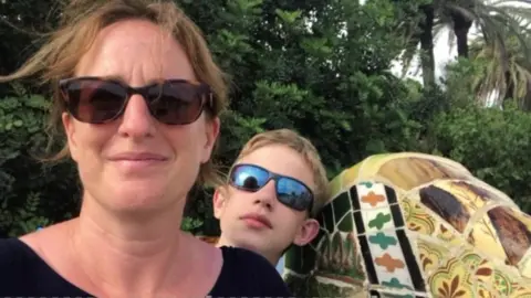 Family photo Matthew with Debbie