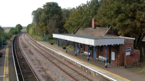 Geograph/Andy F Reedham railway station, Norfolk