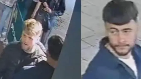 South Wales Police CCTV images of men in Cardiff city centre