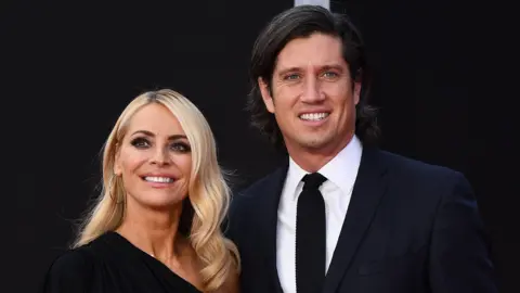 Getty Images Tess Daly and Veron Kaye