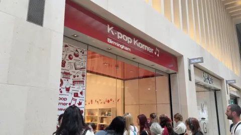 outside k-pop korner store in Birmingham