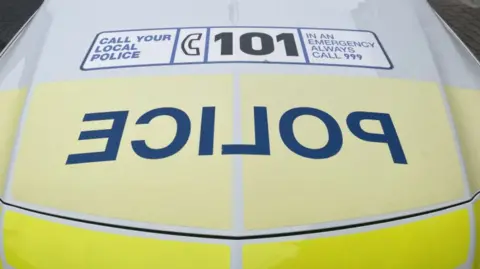 BBC Police car sign