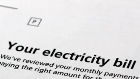 BBC An electricity bill. File photo