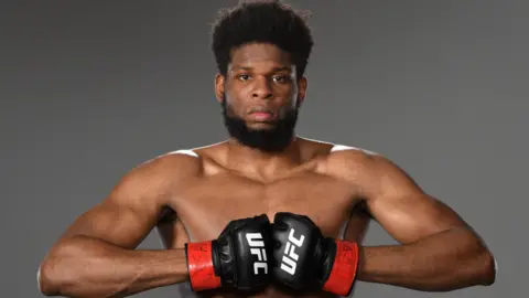 Getty Images Nigerian boxer Kennedy Nzechukwu in Las Vegas, United States - Saturday 26 June 2021