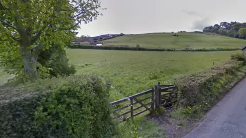 Google land off Porlock Road in Minehead