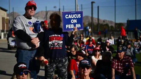 Getty Images Trump supporters in Nevada