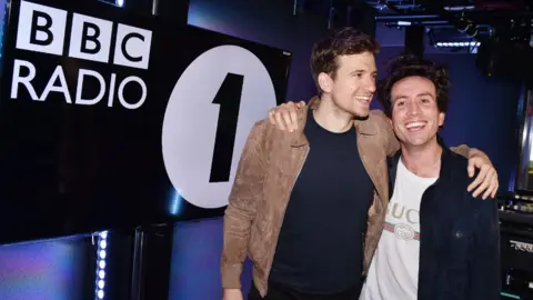 BBC Greg James and Nick Grimshaw