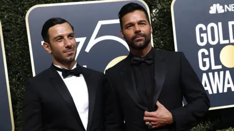 Reuters Ricky Martin and Jwan Yosef
