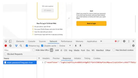 Troyhunt.com Screenshot of the hack on Grindr