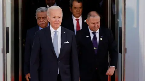 Chip Somodevilla President Biden Hosts U.S.-Pacific Island Country Summit At The White House