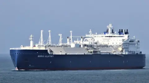 Eugene Gillet Boris Vilkitsky pictured in 2018 off the coast of France