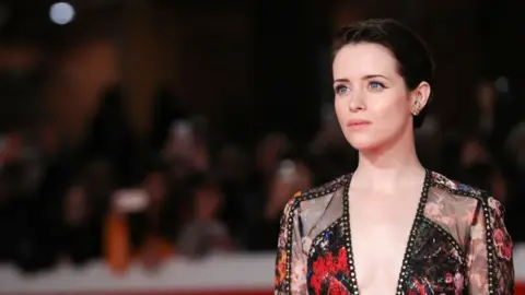 Claire Foy at the premiere for The Girl in the Spider's Web