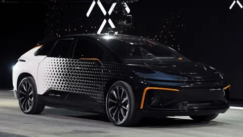 Getty Images Faraday Future FF91 electric car