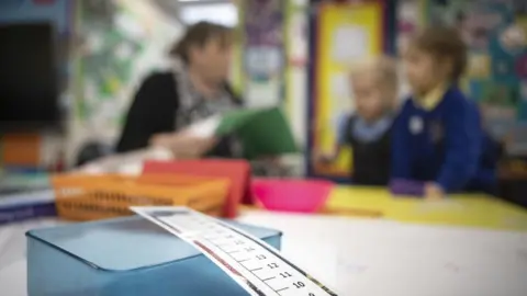 PA Media School children during an Early Years Foundation Stage