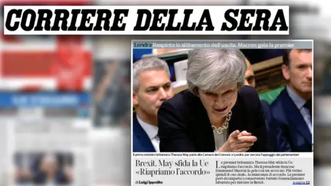 Corriere Della Sera Corriere Della Sera front page