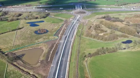 Lancashire County Council The new motorway junction