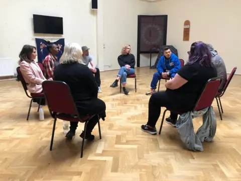 BBC The Morning After Theatre Company in rehearsals