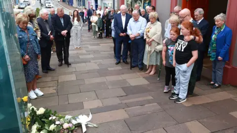 PA Media Omagh commemoration