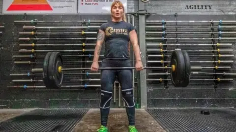 CrossFit Pen Y Bont Lucy John lifting weights