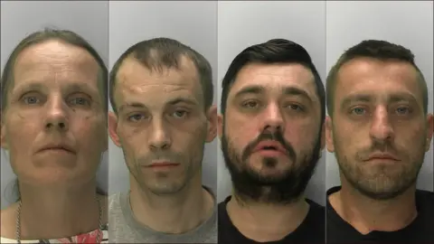 Gloucestershire Constabulary  Tracey Holdsworth, Andrew Holdsworth, Lee Fisher, Danny Fisher