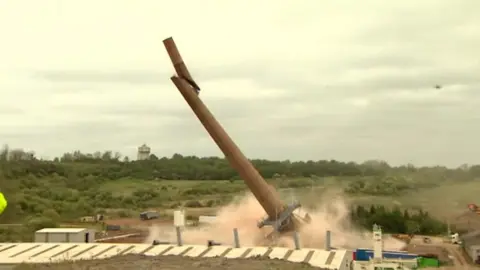 Chimney falling down