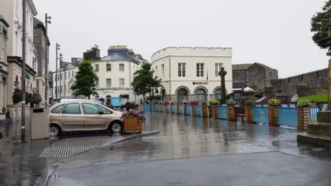 Betty Laurincova Market Square in Castletown