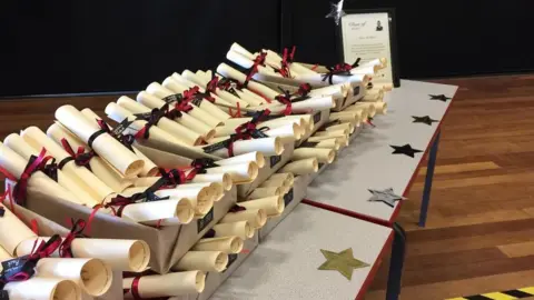 BBC Bound leaving scrolls