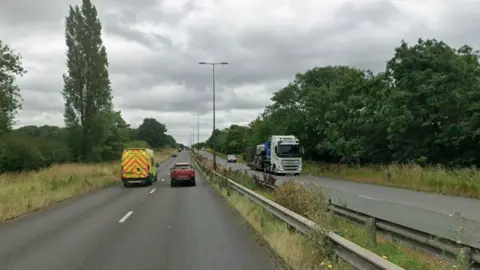 A street view of the A52