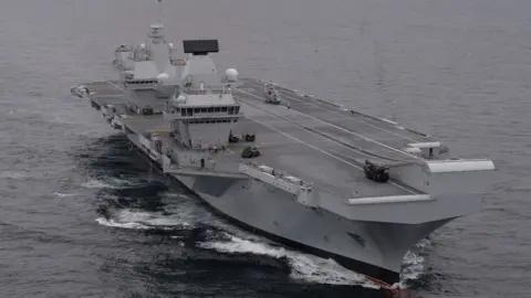 Stefan Rousseau/PA Wire HMS Queen Elizabeth