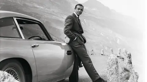 Aston Martin Sean Connery as James Bond in 'Goldfinger'