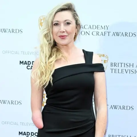 Getty Images Melissa Johns at the Bafta TV awards
