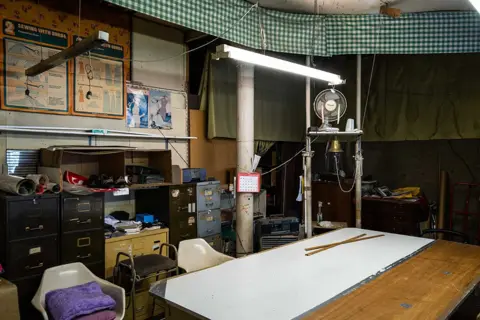 Jim Grover Inside the shop