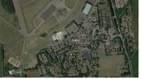 Google/LDRS Aerial view of Bassingbourn Barracks