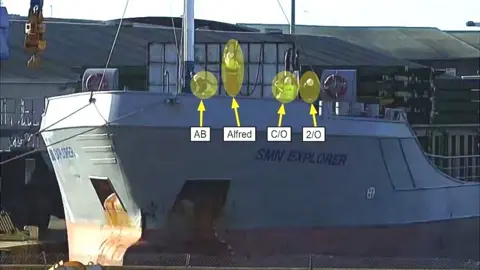 MAIB Image showing crew on ship