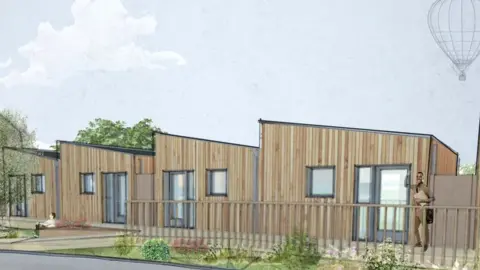 Places for People Computer-generated image of one-bed homes