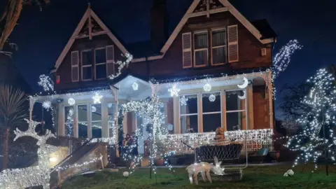 Pamela Firth Pamela and Bob Firth run a Santa's grotto from their home in Bingley